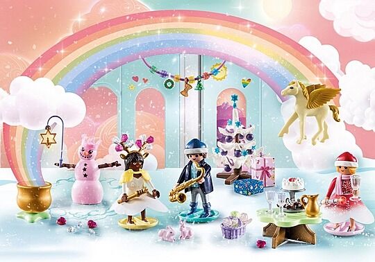 Playmobil Princess Magic - Christmas Under the Rainbow Advent Calendar