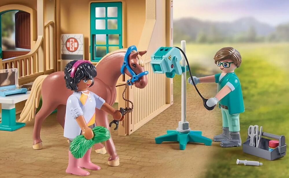 Playmobil Horses of Waterfall - Riding Therapy and Veterinary Practice