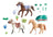 Playmobil Horses of Waterfall - Three Horses with Saddles