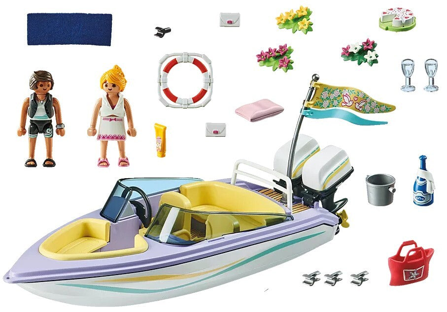 Playmobil City Life - Honeymoon Speedboat Trip