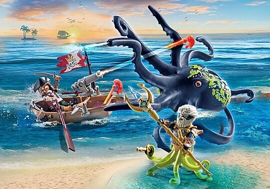 Playmobil Pirates - Battle Against the Giant Octopus