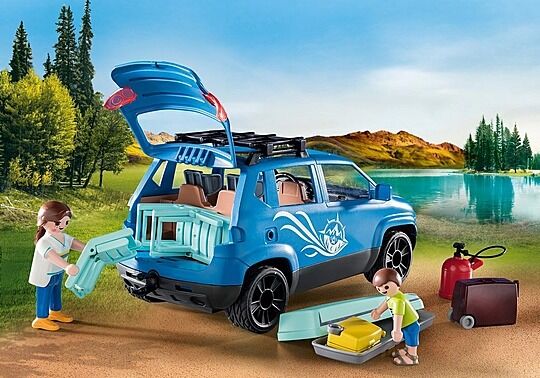 Playmobil Family Fun - Caravan with Car