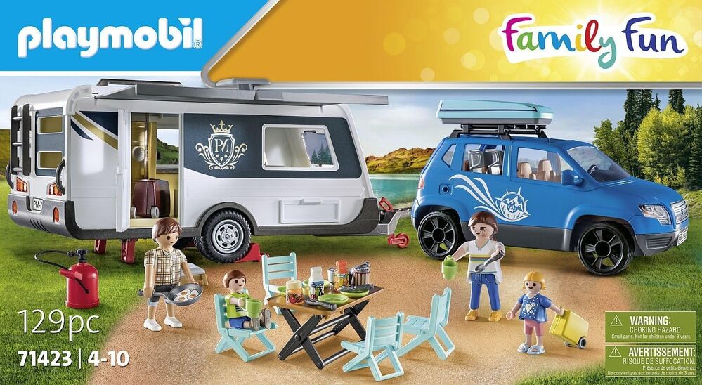 Playmobil Family Fun - Caravan with Car