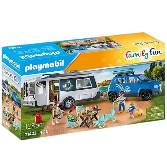 Playmobil Family Fun - Caravan with Car