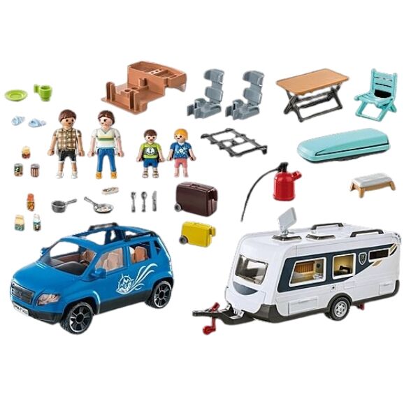 Playmobil Family Fun - Caravan with Car