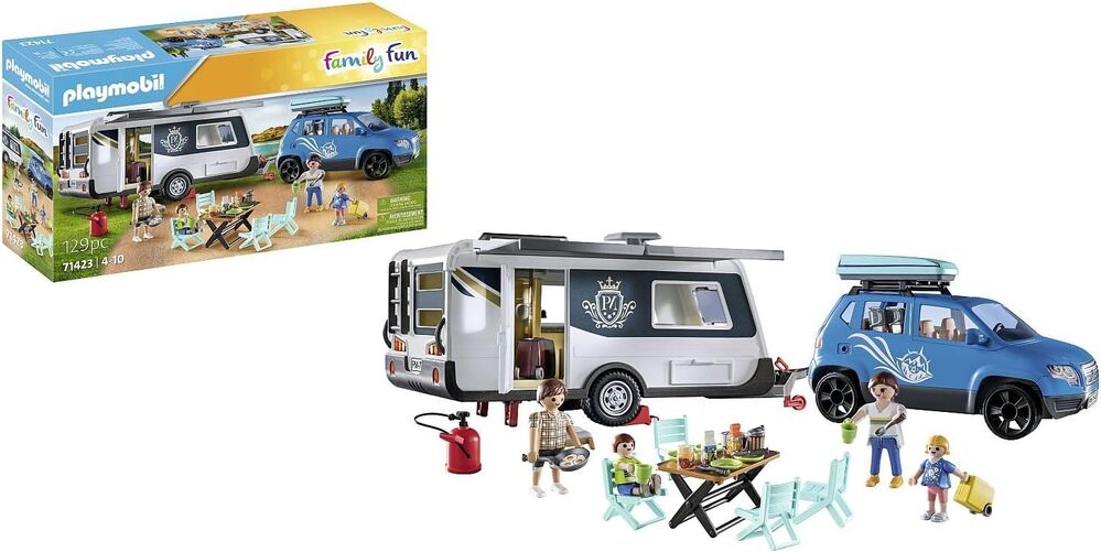 Playmobil Family Fun - Caravan with Car