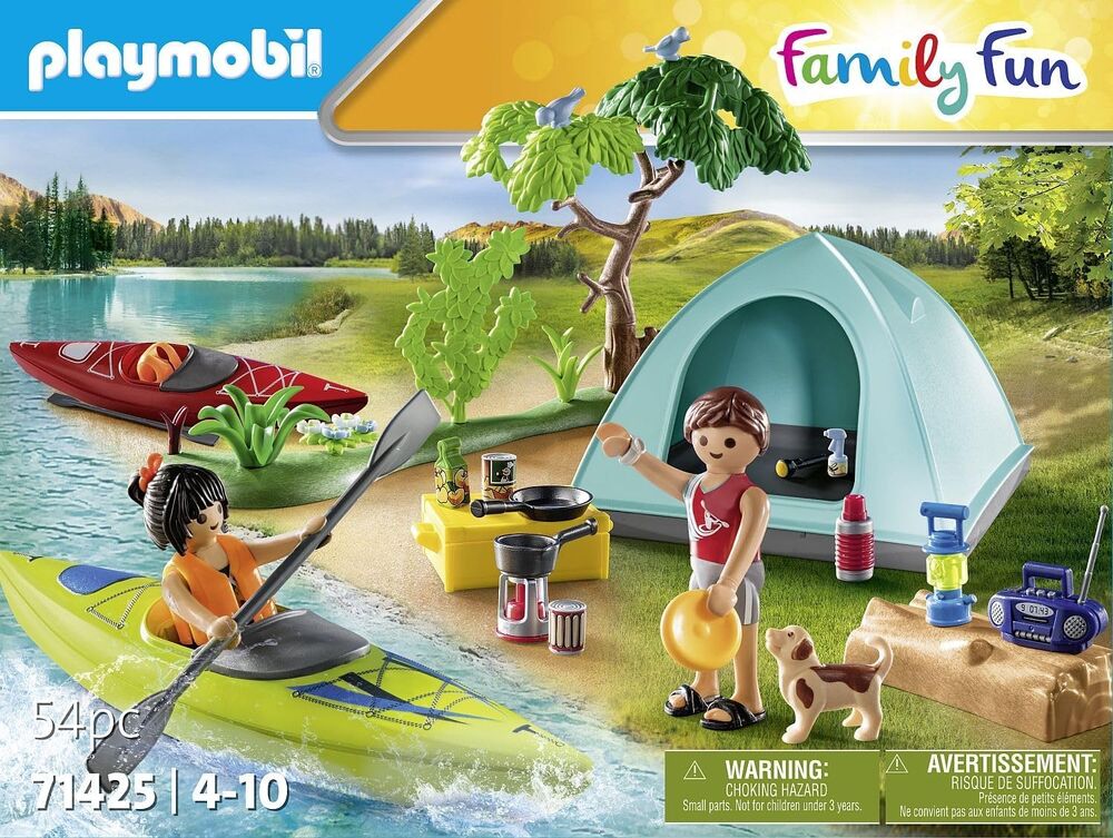 Playmobil Family Fun - Campsite with Campfire