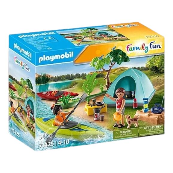 Playmobil Family Fun - Campsite with Campfire