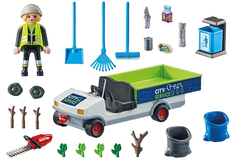 Playmobil City Action - Street Cleaner with e-Vehicle