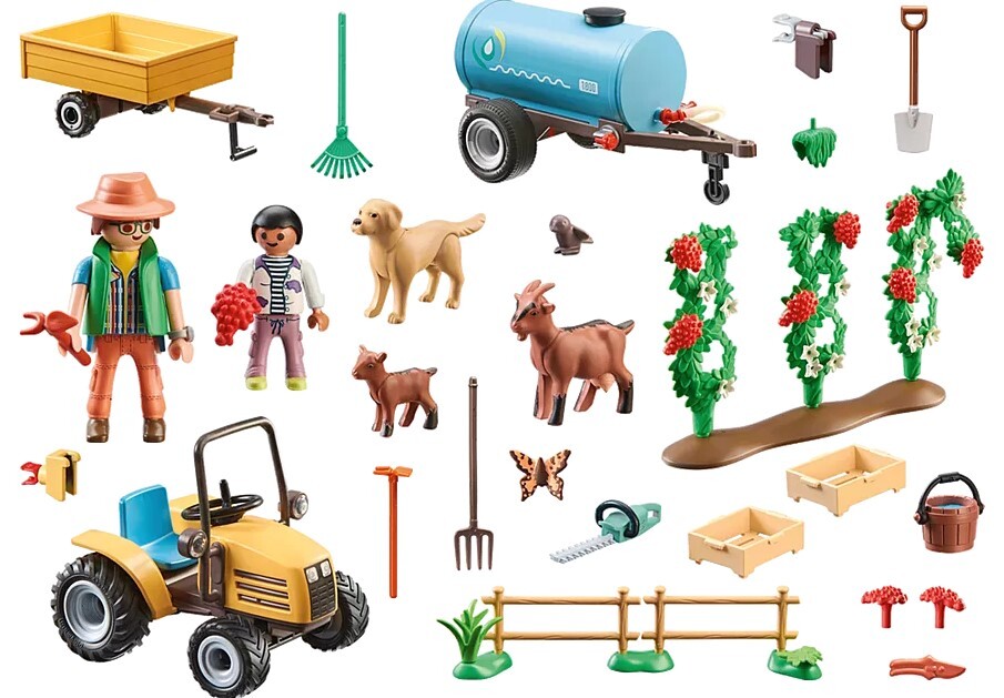 Playmobil Country - Tractor with Trailer and Water Tank