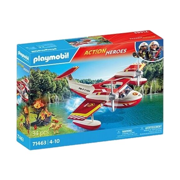Playmobil City Action - Firefighting Plane with Extinguishing Function