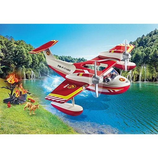 Playmobil City Action - Firefighting Plane with Extinguishing Function