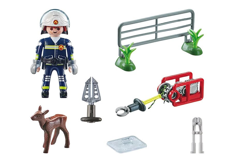Playmobil Action Heroes - Firefighters Animal Rescue