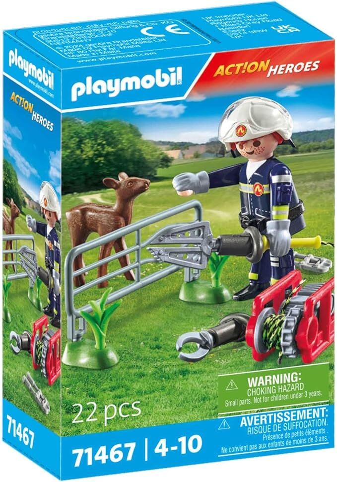 Playmobil Action Heroes - Firefighters Animal Rescue