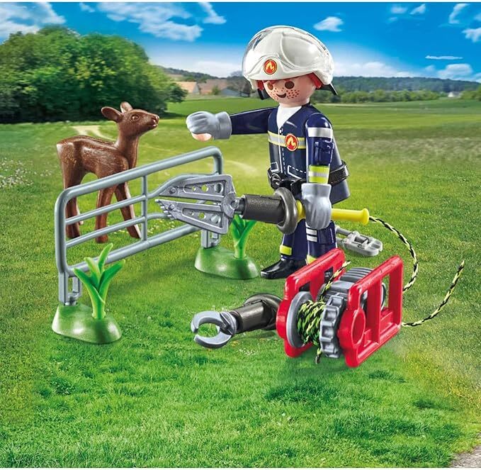 Playmobil Action Heroes - Firefighters Animal Rescue