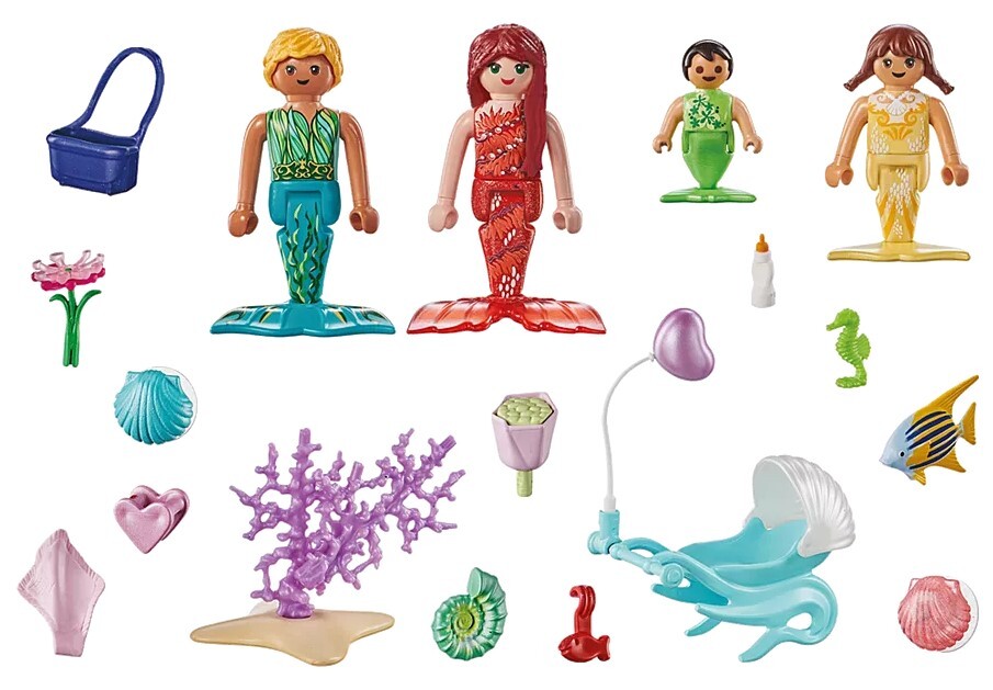 Playmobil Princess Magic - Loving Mermaid Family