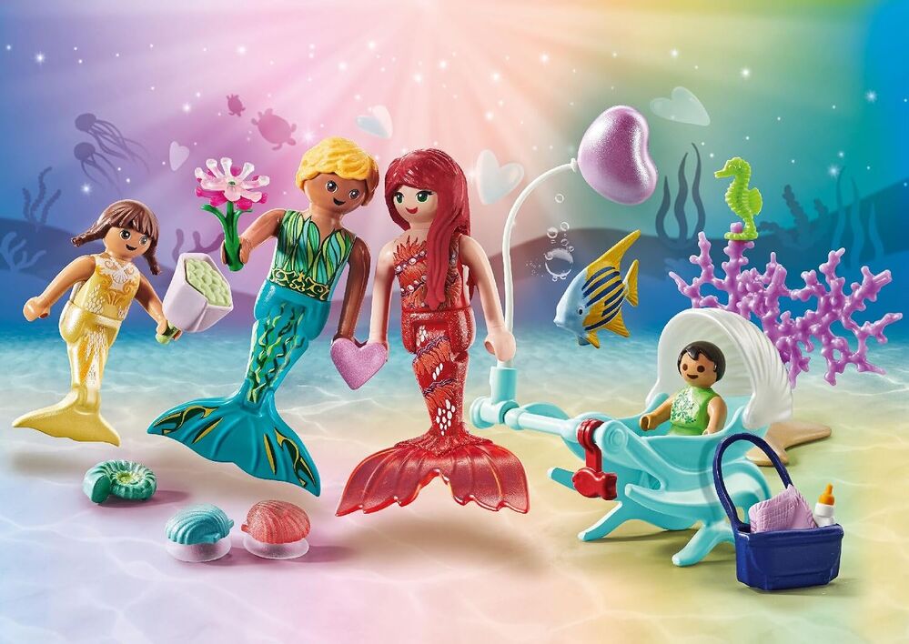 Playmobil Princess Magic - Loving Mermaid Family