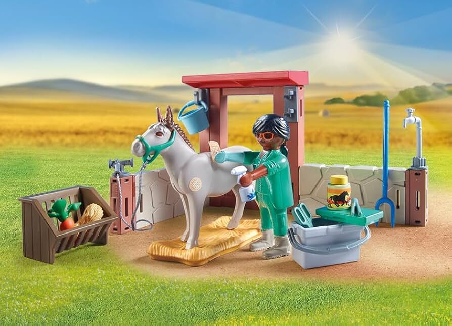 Playmobil Country - Starter Pack Veterinary Mission with the Donkeys
