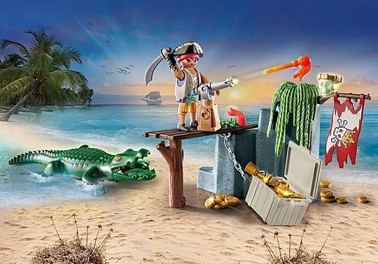 Playmobil Pirates - Starter Pack Pirate with Alligator