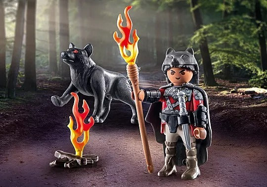Playmobil Special Plus - Warrior with Wolf