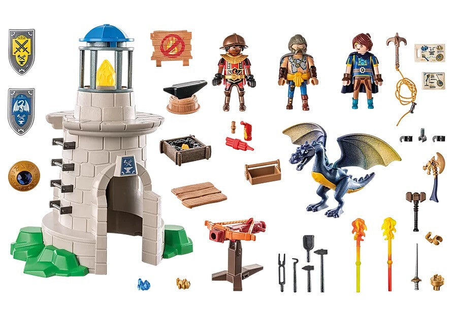 Playmobil Novelmore - Knight's Tower with Smith and Dragon