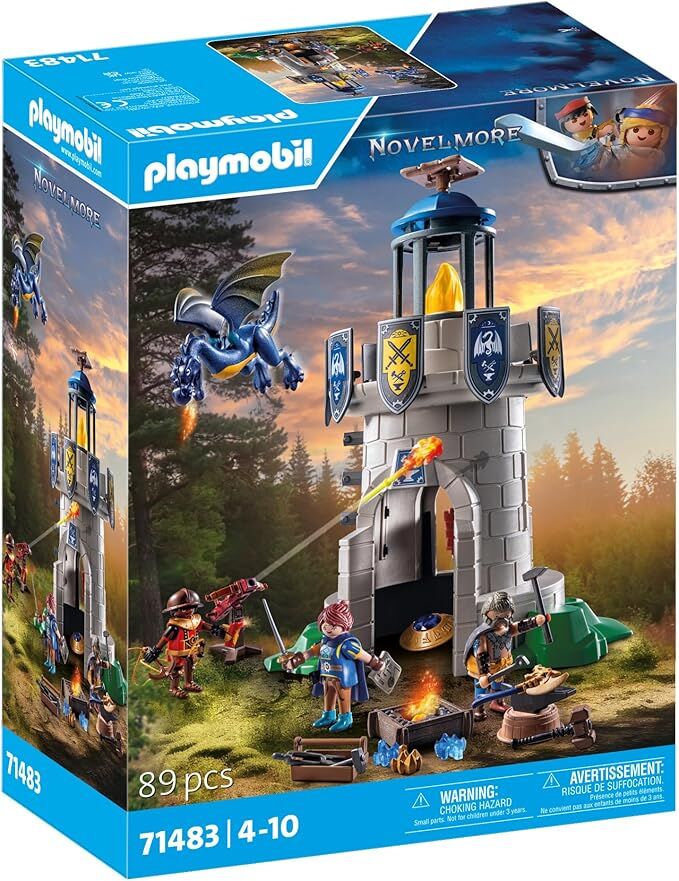Playmobil Novelmore - Knight's Tower with Smith and Dragon