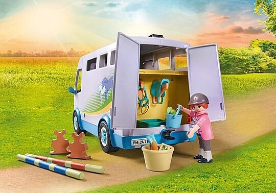 Playmobil Horses of Waterfall - Mobile Horse Riding School