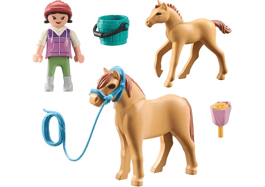 Playmobil Horses of Waterfall - Child with Pony and Foal