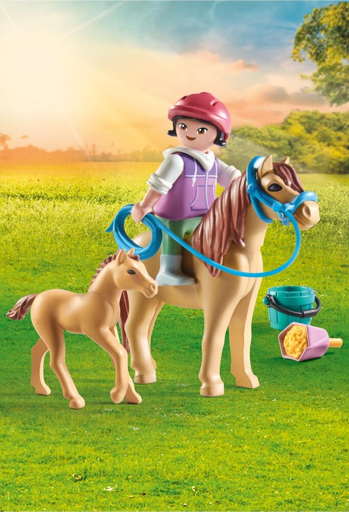 Playmobil Horses of Waterfall - Child with Pony and Foal