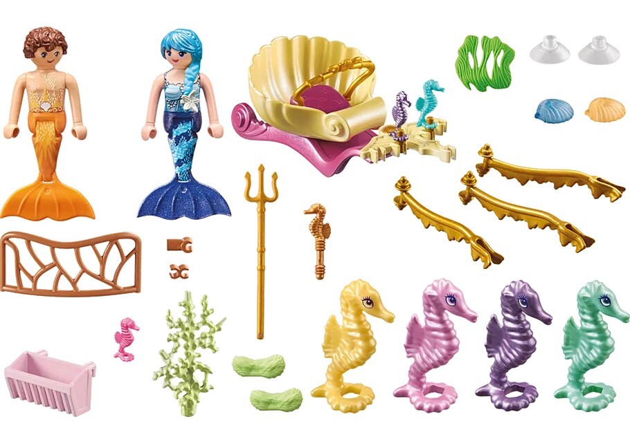 Playmobil Princess Magic - Mermaid with Seahorse Carriage