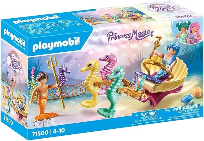 Playmobil Princess Magic - Mermaid with Seahorse Carriage