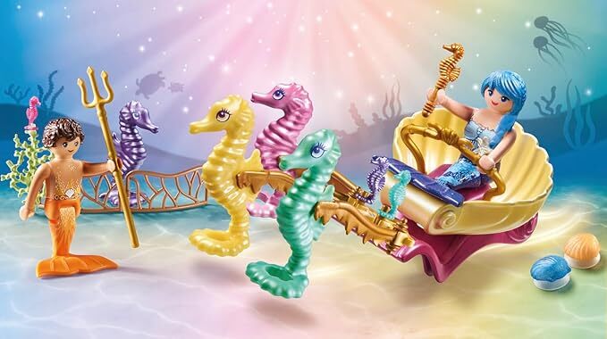 Playmobil Princess Magic - Mermaid with Seahorse Carriage