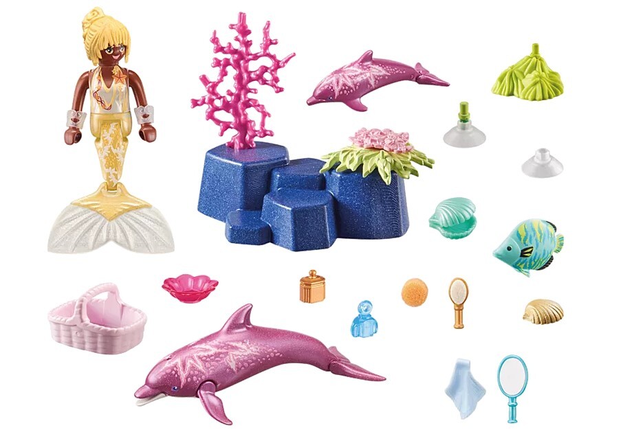 Playmobil Princess Magic - Mermaid with Dolphins