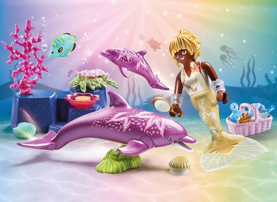 Playmobil Princess Magic - Mermaid with Dolphins