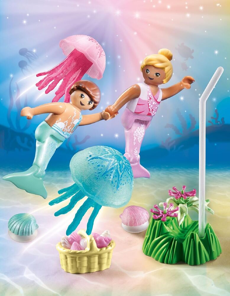 Playmobil Princess Magic - Little Mermaids with Jellyfish
