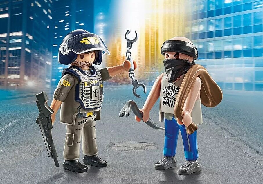 Playmobil Action Heroes - DuoPack: SWAT & Bandit