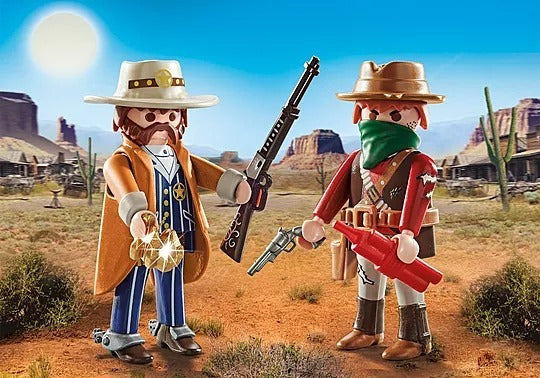 Playmobil Western - DuoPack: Bandit and Sheriff