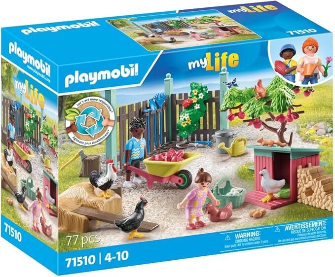 Playmobil My Life - Little Chicken Farm in the Tiny House Garden