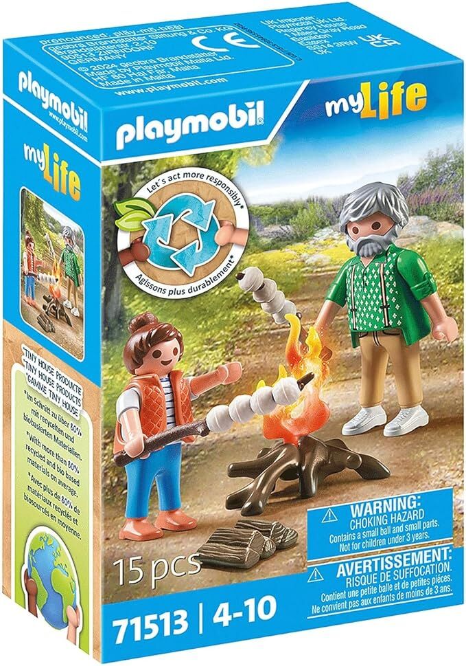 Playmobil My Life - Campfire with Marshmallows