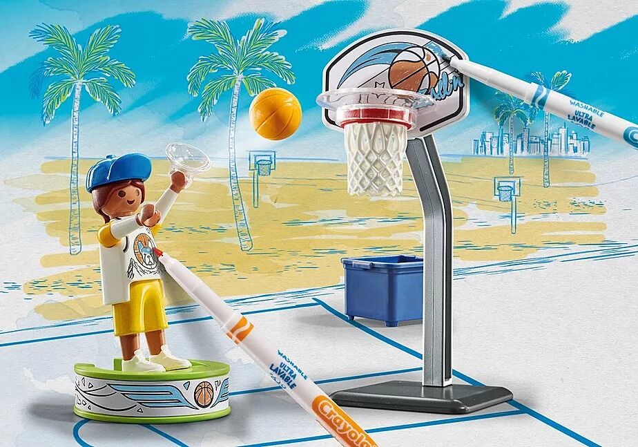 Playmobil Color - Skater Basketball Player
