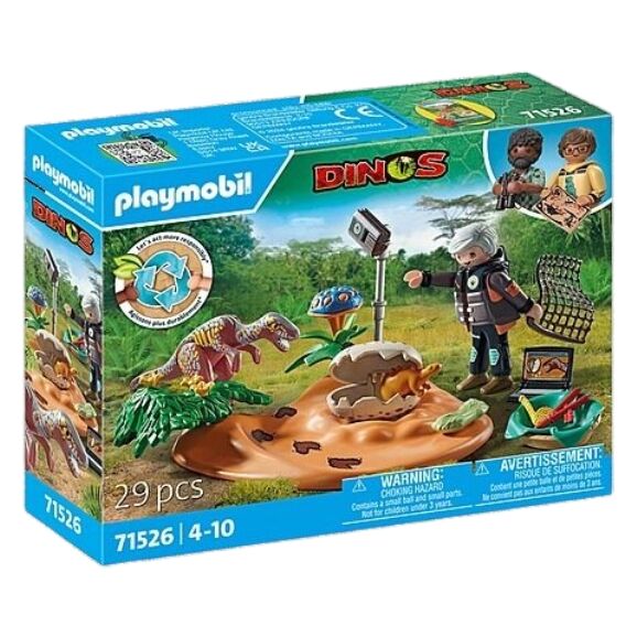 Playmobil Dinos - Stegosaurus Nest with Egg Thief