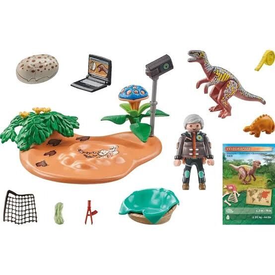 Playmobil Dinos - Stegosaurus Nest with Egg Thief