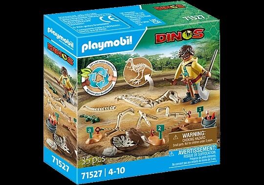 Playmobil Dinos - Archaeological Dig with Dinosaur Skeleton