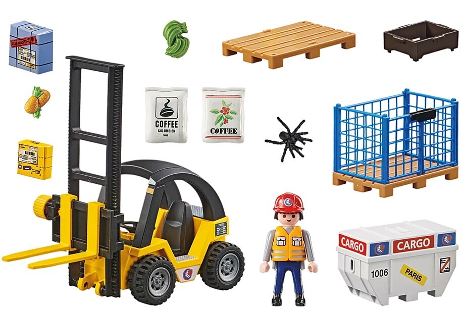 Playmobil My Life - Forklift Truck with Cargo