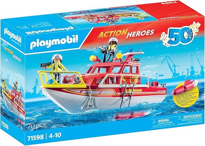 Playmobil Action Heroes - Fire Rescue Boat