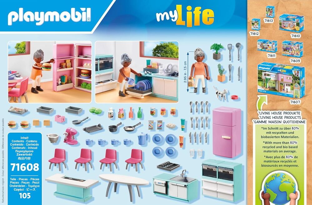 Playmobil My Life - Kitchen with Dining Place