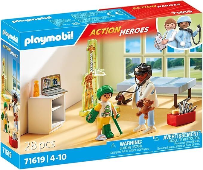 Playmobil Action Heroes - Pediatrician with Teddy Bear