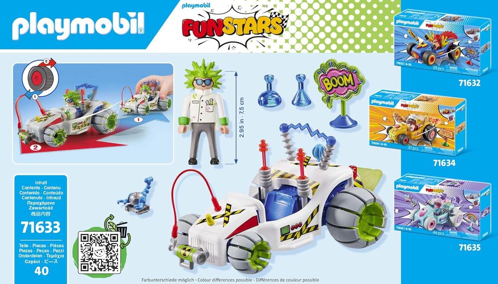 Playmobil Funstars - Racing Professor