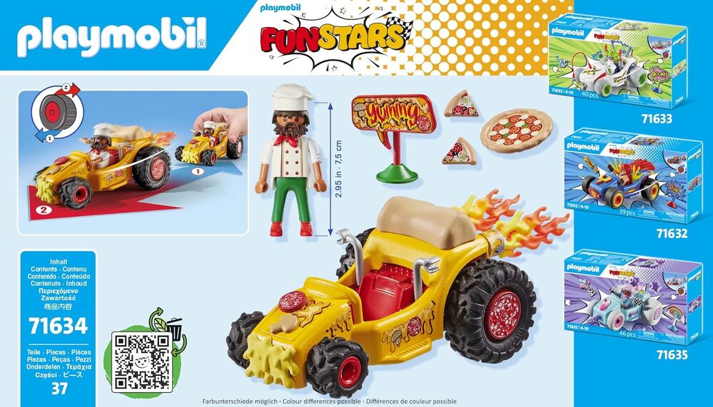 Playmobil Funstars - Racing Pizza