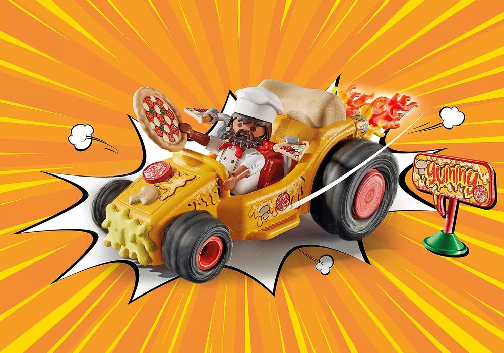 Playmobil Funstars - Racing Pizza
